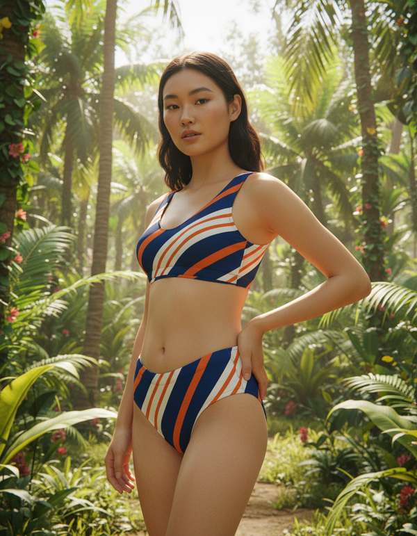 Vivid High-Waisted Bikini bikini — Dripper