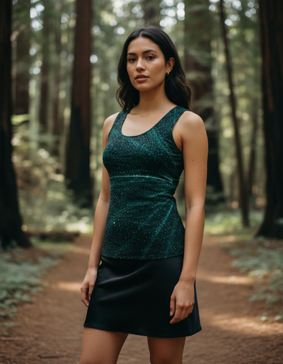 Women's Transformative Teal Celestia Tank Top tank top
