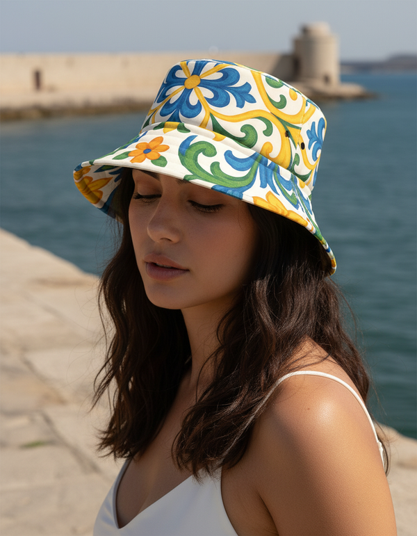 Cerulean Bucket Hat bikini — Dripper
