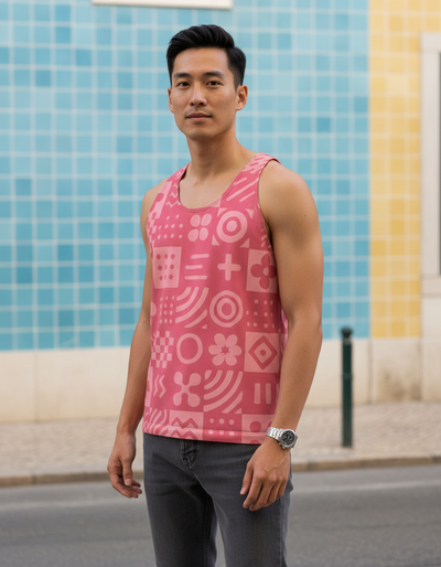 Men's Lava Falls Fleur Tank Top tank top
