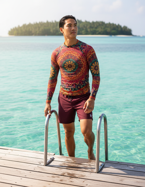 Serenity Rash Guard Men's Rashguard — Dripper