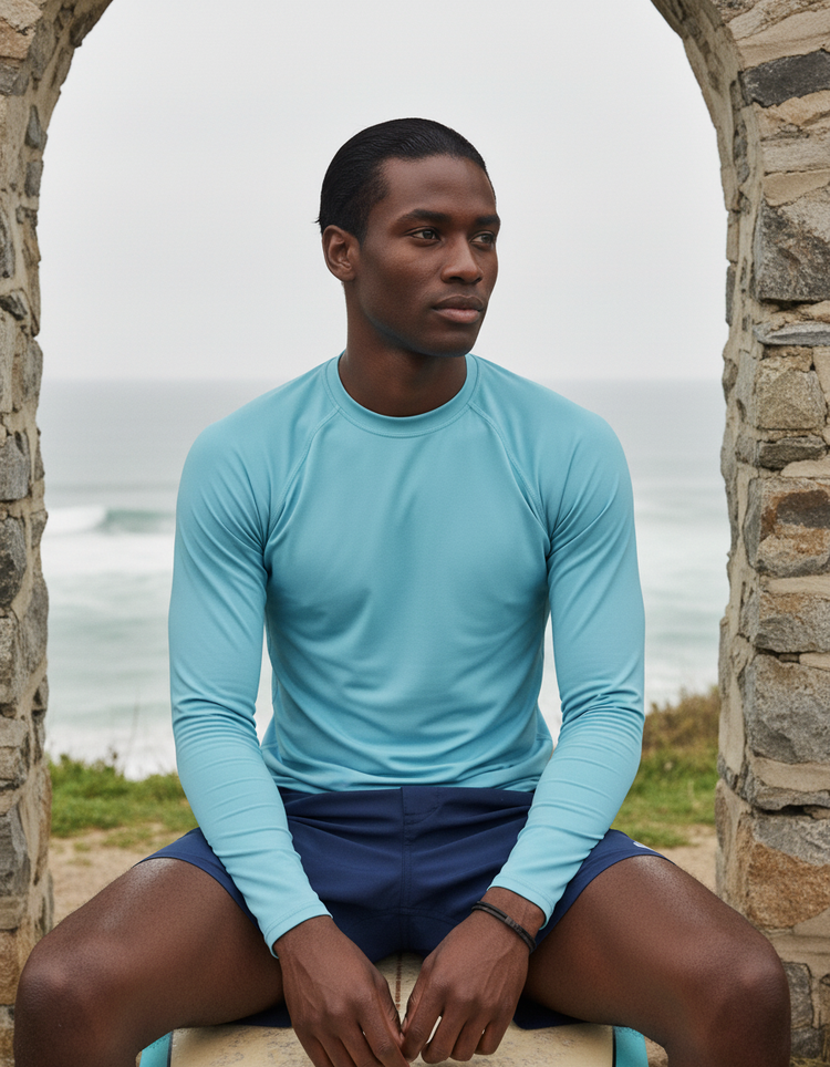 Larimar Rash Guard Men's Rashguard — Dripper
