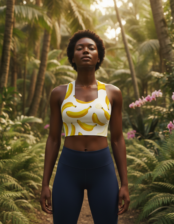 Banana Collection longline sports bras