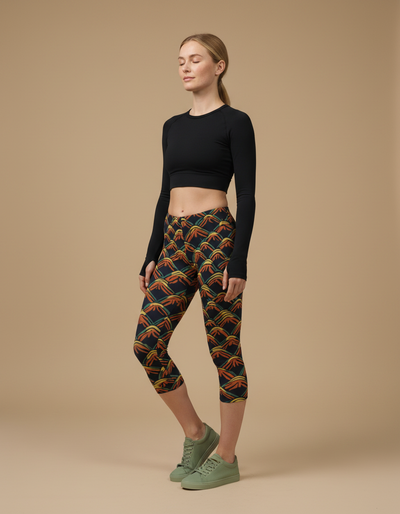 Coffee Bean Kairo Capri Leggings capri leggings