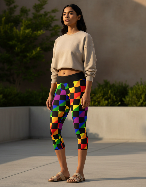 Prism Capri Leggings Capri Leggings — Dripper