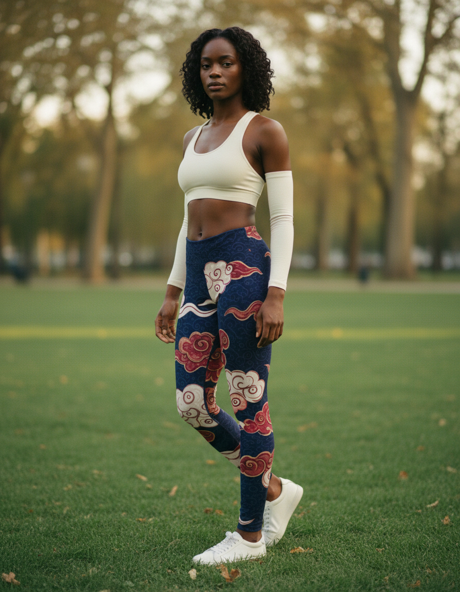 Electric Fuchsia Cumulus full-length leggings