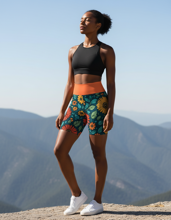 Yoga Shorts in Radiance