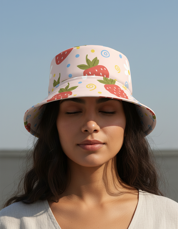 Blush Bucket Hat bikini — Dripper