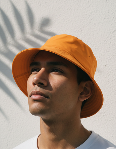 Orange Bucket Hat bucket hat