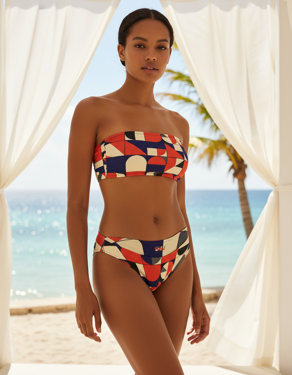 Tonal Bandeau Bikini Bandeau Bikini — Dripper