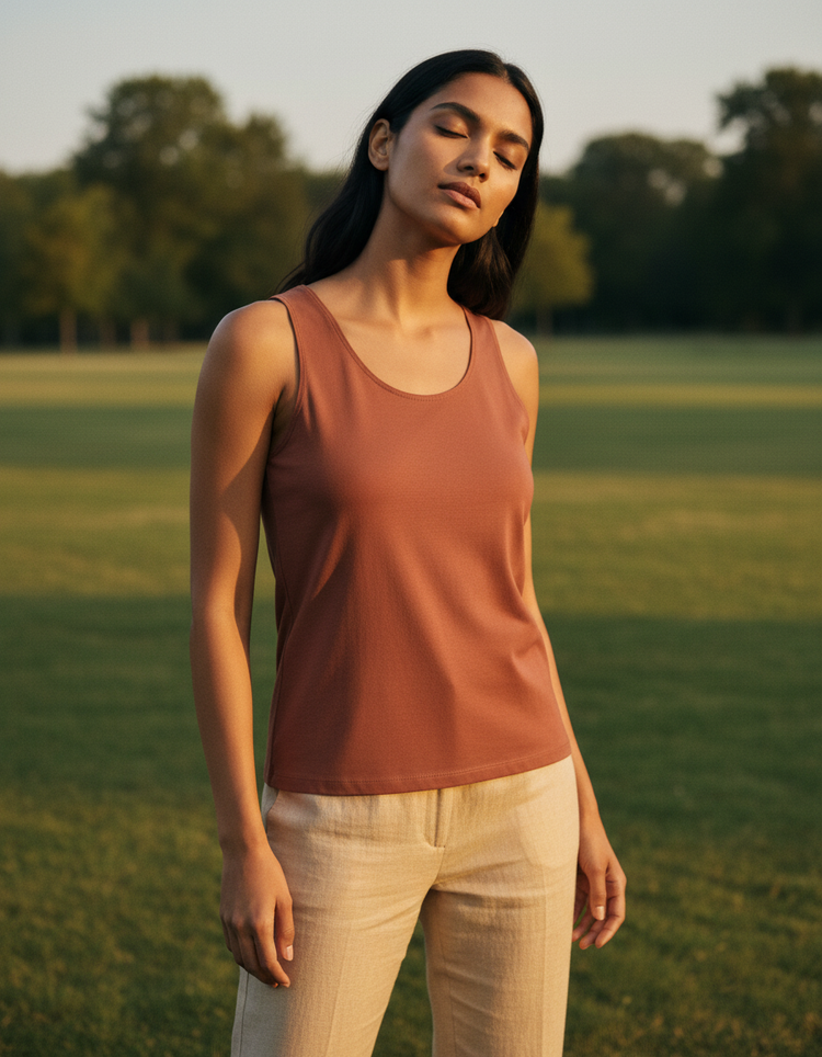 Terracotta Tank Top Women's Tank Top — Dripper