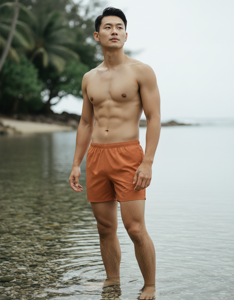 Ginger Men's Swim Trunks Men's Swim Trunks — Dripper