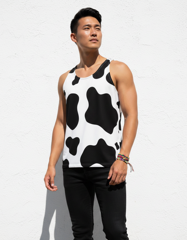 Moo Tank Top Men's Tank Top — Dripper