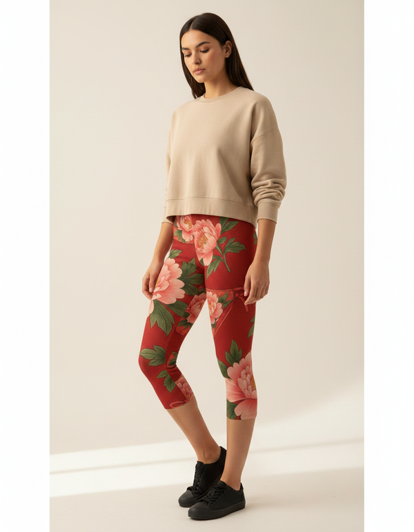 Dynasty Capri Leggings Capri Leggings — Dripper