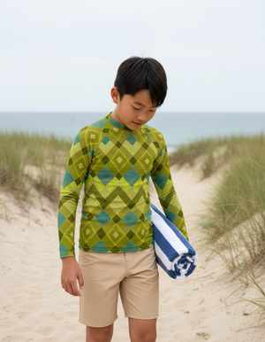 Acacia Horizon Youth Rash Guard Youth Rash Guard — Dripper