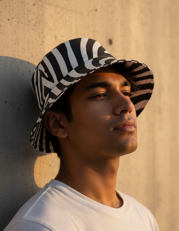 Stripes Bucket Hat bikini — Dripper