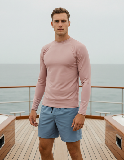 Men's Morganite rash guard