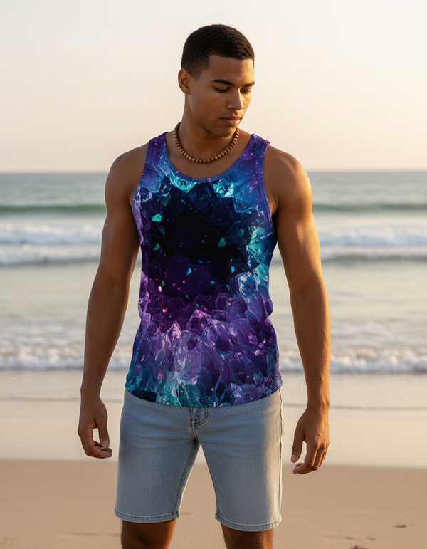 Men's Crystallize tank tops