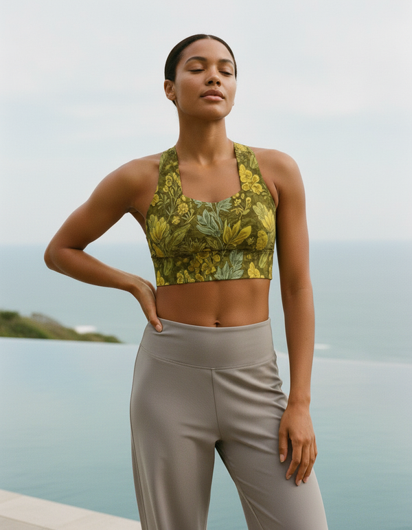Botanical Collection longline sports bras