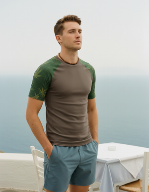 Men's Mizu men's short-sleeve rashguards