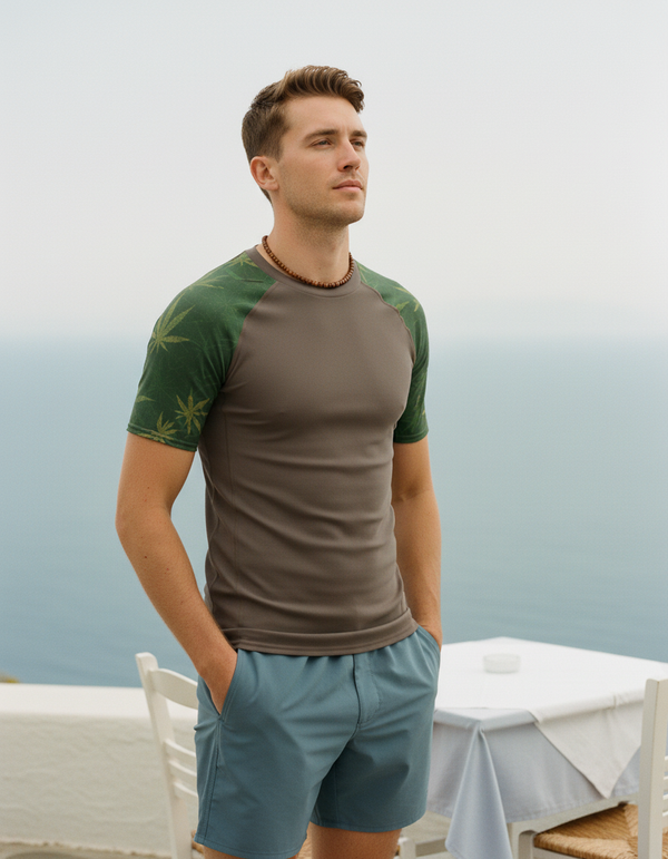 Men's Japanese Asanoha Rash Guard