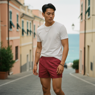 Cranberry Men's Swim Trunks swim trunks