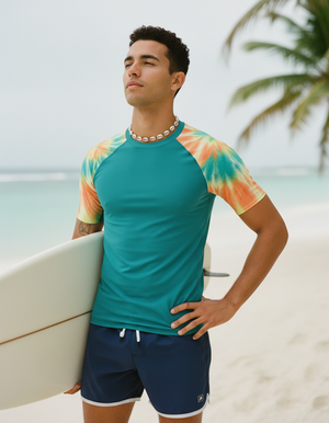 Men's Nebula men's short-sleeve rashguards