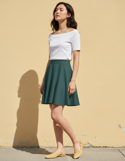 Charcoal Skater Skirt skater skirt