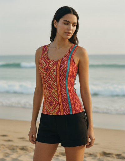 Women's Fiery Red Vibrance Tank Top tank top
