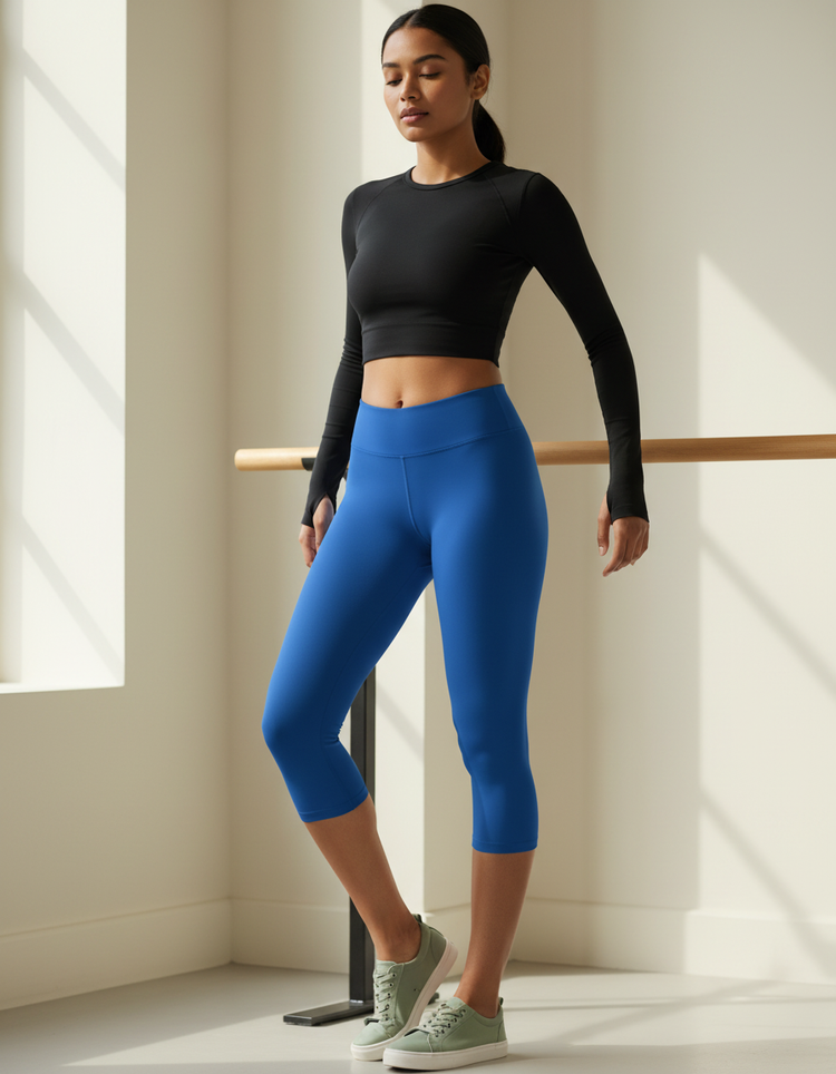 Denim Leggings Capri Leggings — Dripper