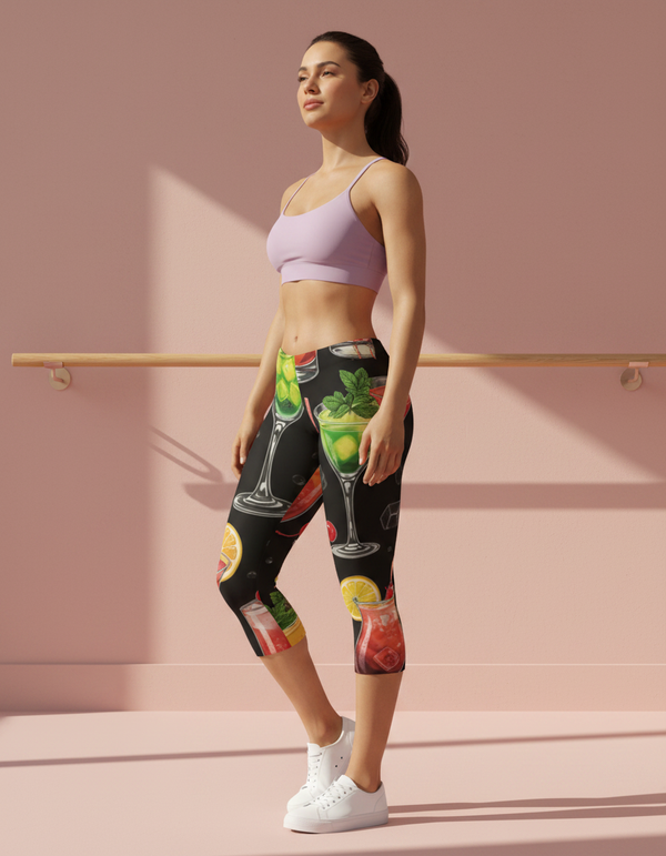 Mimosa Capri Leggings Capri Leggings — Dripper