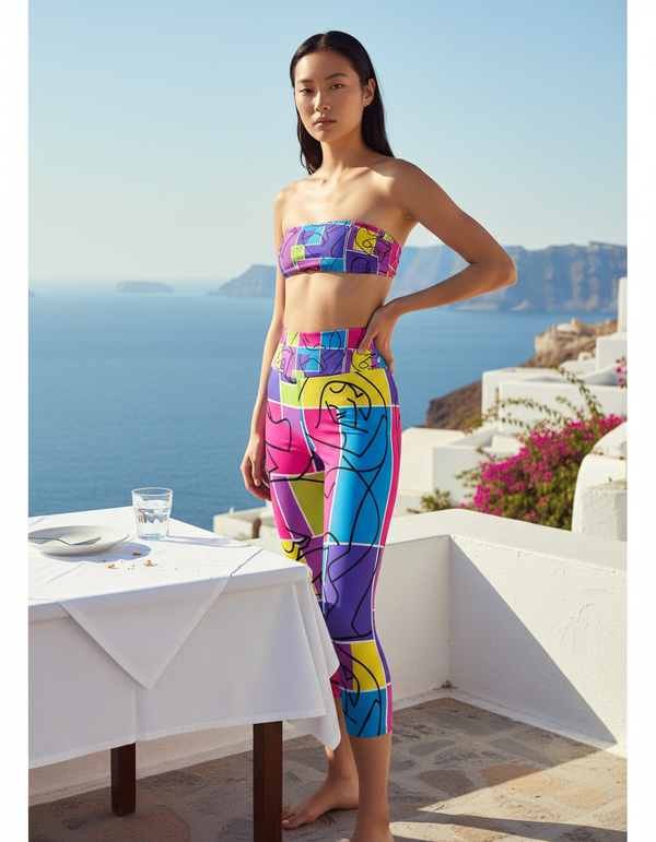 Lustre Capri Yoga Leggings bikini — Dripper