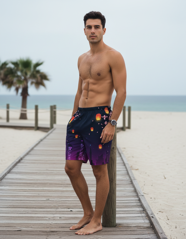 Men's Swim Trunks in Nebula