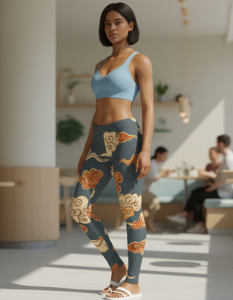 Angora Cumulus full-length leggings