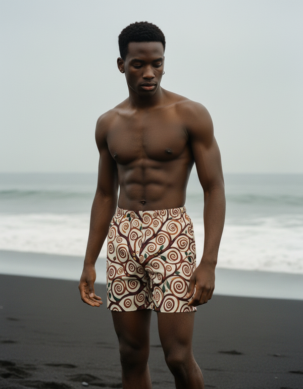 Men's Klimt Tree of Life Swim Trunks