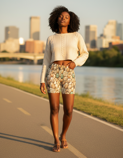 Coral Short Shorts short shorts