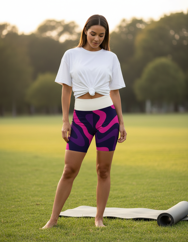 Yoga Shorts in Lustre