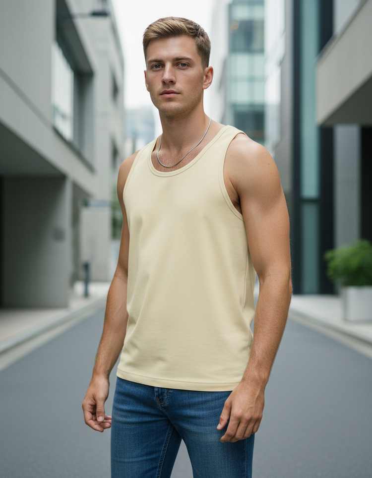 Buttercream Tank Top Men's Tank Top — Dripper