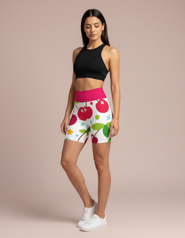 Crimson Yoga Shorts bikini — Dripper