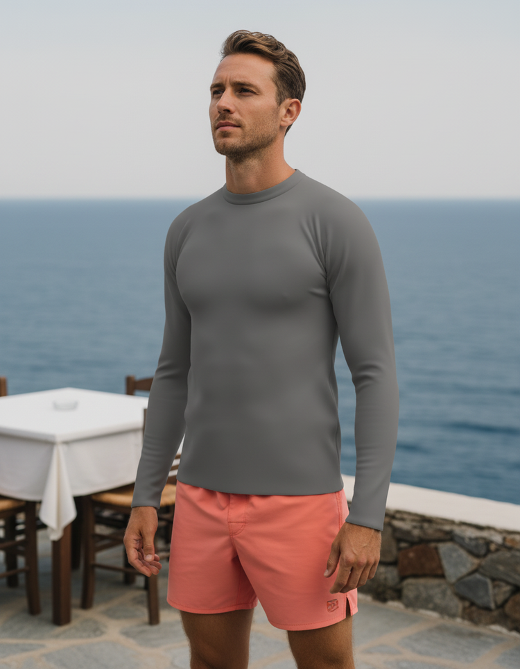 Granite Rash Guard Men's Rashguard — Dripper
