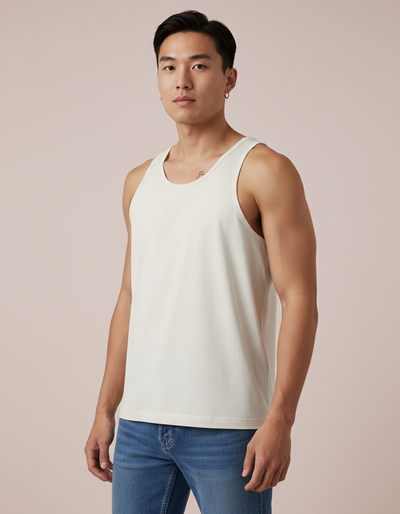 Men's White Onyx Tank Top tank top