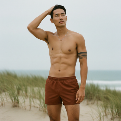 Cinnamon Men's Swim Trunks swim trunks