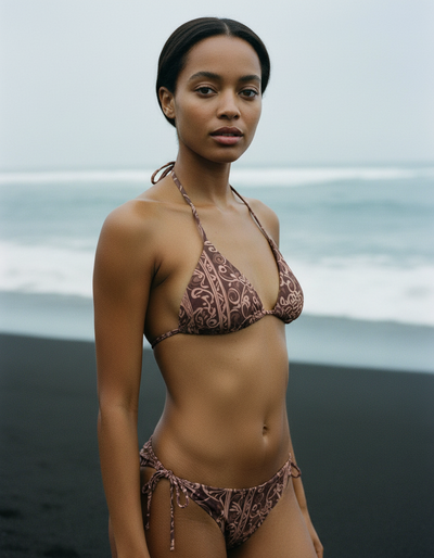 Millennial Pink Tana string bikini
