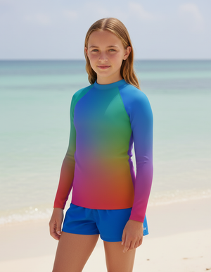 Chromatic Rash Guard Youth Rash Guard — Dripper