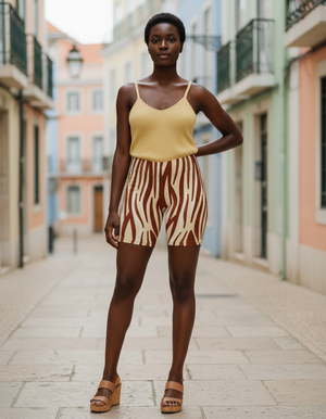 Burnt Sienna Zest Short Shorts Short Shorts — Dripper