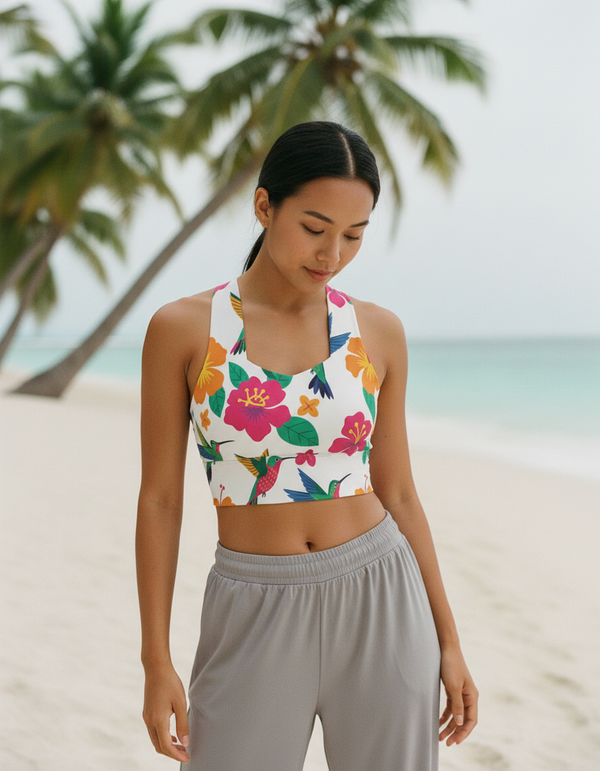 Flutter longline sports bras