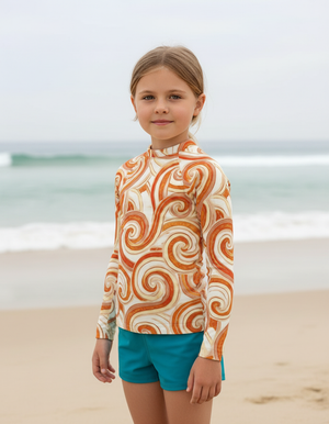 Angora Spectrum Kids Rash Guard Kids Rash Guard — Dripper