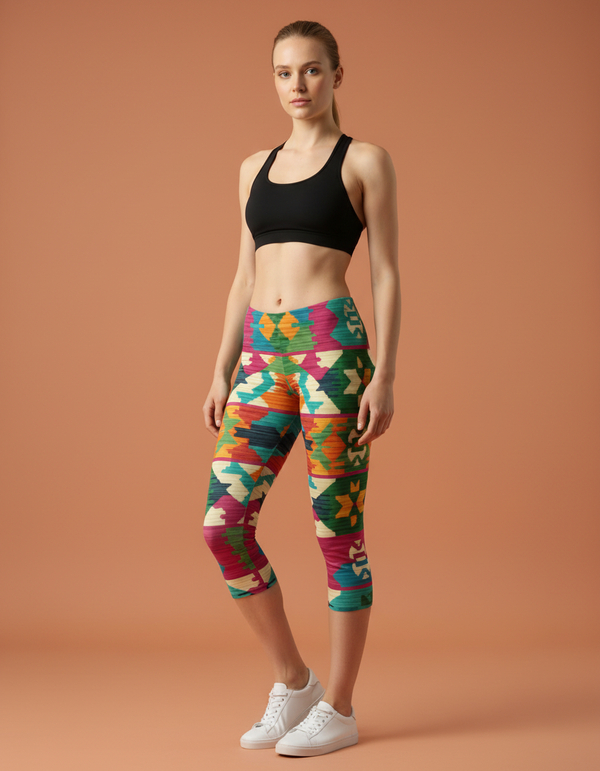 Zamzam Capri Leggings Capri Leggings — Dripper