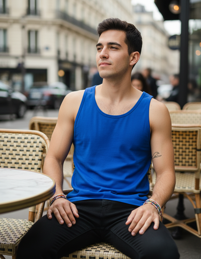 Men's Klein Blue Tank Top tank top