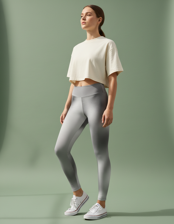 Leggings in White Onyx Chroma